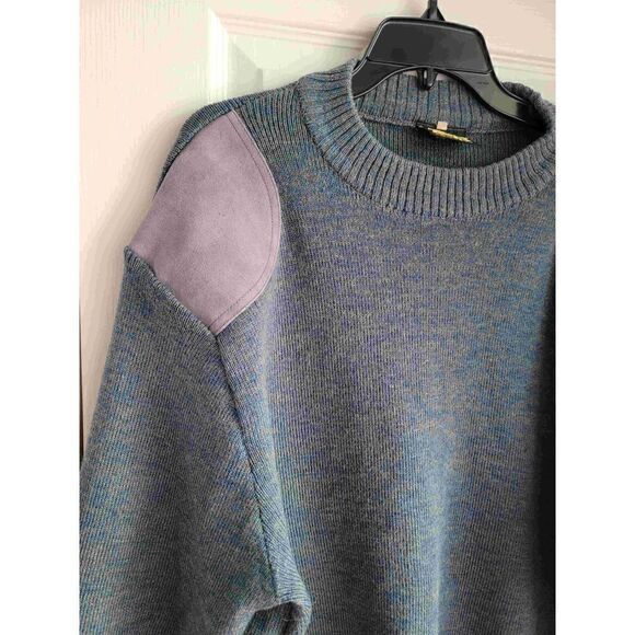 Ireland Men Wool Elbow Patches Sweater XL - Picture 3 of 10